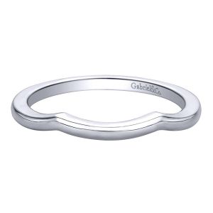 Gabriel 14 Karat Contemporary Wedding Band WB9599W4JJJ