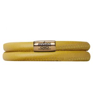 Endless Jewelry Yellow Double Bracelet Gold Lock 12509