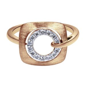 Gabriel Fashion 14 Karat Organic Ladies' Ring LR50561K45JJ