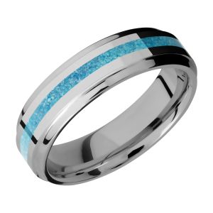 Lashbrook 6B12(S)/MOSAIC Titanium Wedding Ring or Band