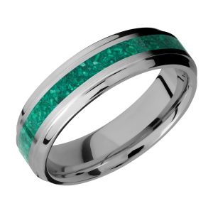 Lashbrook 6B13(S)/MOSAIC Titanium Wedding Ring or Band