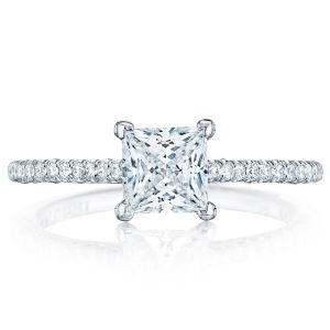 Tacori HT254615PR55 18 Karat Petite Crescent Engagement Ring