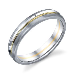 272851 Christian Bauer Platinum & 18 Karat Wedding Ring / Band