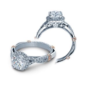 Verragio Parisian-DL106R Platinum Engagement Ring