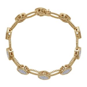 Gabriel Fashion 14 Karat Hampton Diamond Tennis Bracelet TB2439Y45JJ