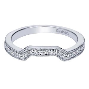 Gabriel 14 Karat Victorian Wedding Band WB4357W44JJ