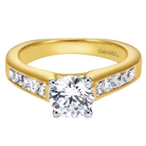 Gabriel 14 Karat Contemporary Engagement Ring ER3964M44JJ