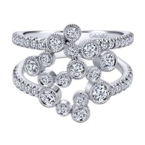 Gabriel Fashion 14 Karat Lusso Diamond Ladies' Ring LR50683W45JJ