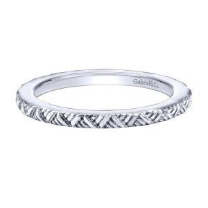Gabriel Fashion Silver Stackable Stackable Ladies' Ring LR5987-7SVJJJ