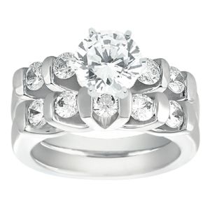 Taryn Collection Platinum Diamond Engagement Ring TQD A-292