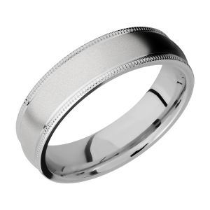 Lashbrook 6DMIL Titanium Wedding Ring or Band