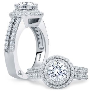 A.JAFFE Platinum Signature Engagement Ring MES688