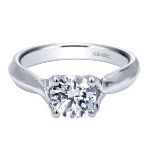 Gabriel 14 Karat Contemporary Engagement Ring ER10182W4JJJ