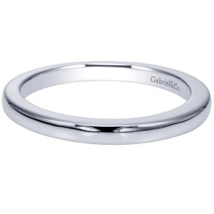 Gabriel 14 Karat Contemporary Wedding Band WB9057W4JJJ