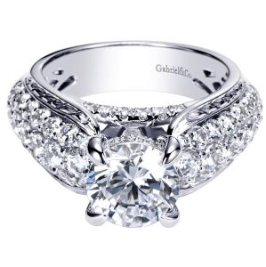 Gabriel 18 Karat Contemporary Engagement Ring ER8466W83JJ