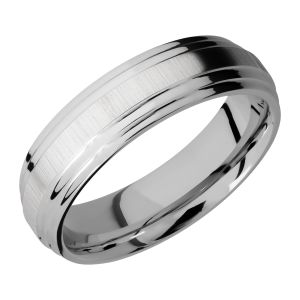 Lashbrook 6F2S Titanium Wedding Ring or Band