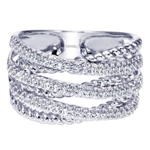 Gabriel Fashion 14 Karat Hampton Diamond Ladies' Ring LR5496W45JJ