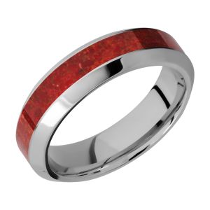 Lashbrook 6HB13/MOSAIC Titanium Wedding Ring or Band