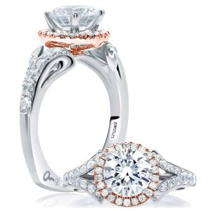 A.JAFFE Platinum Signature Engagement Ring MES636