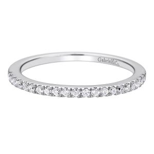 Gabriel 14 Karat Contemporary Wedding Band WB9537W44JJ