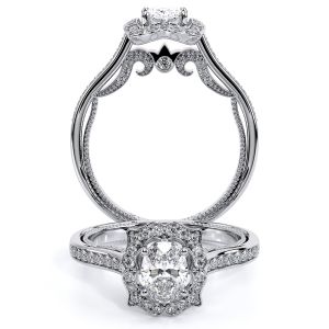 Verragio Insignia-7092OV Platinum Engagement Ring
