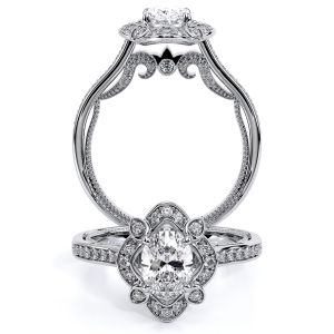 Verragio Insignia-7094OV Platinum Engagement Ring