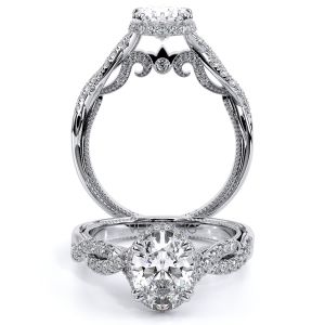Verragio Insignia-7099OV Platinum Engagement Ring