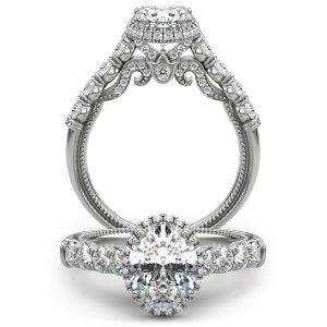 Verragio Insignia-7100OV Platinum Engagement Ring