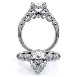 Verragio Insignia-7100PEAR Platinum Engagement Ring