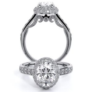 Verragio Insignia-7101OV Platinum Engagement Ring
