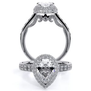 Verragio Insignia-7101PEAR Platinum Engagement Ring