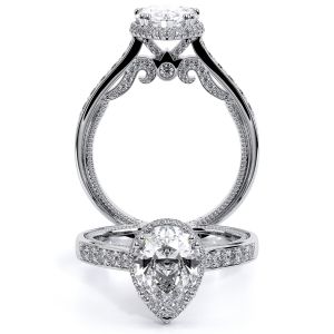 Verragio Insignia-7102PEAR Platinum Engagement Ring