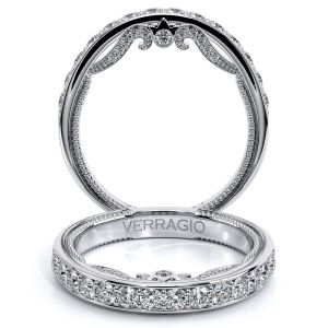 Verragio Insignia-7064PW 14 Karat Wedding Ring / Band | TQ Diamonds