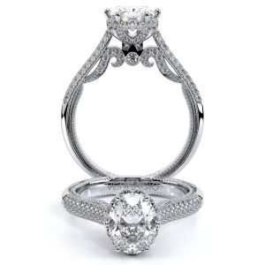 Verragio Insignia-7104OV Platinum Engagement Ring