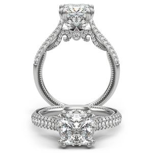 Verragio Insignia-7104TRP Platinum Engagement Ring