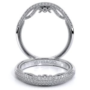 Verragio Insignia-7104W Platinum Wedding Ring / Band