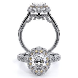 Verragio Insignia-7106OV Platinum Engagement Ring