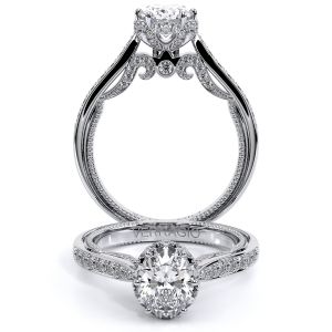 Verragio Insignia-7107OV Platinum Engagement Ring