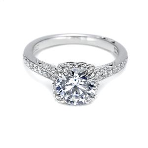 Tacori Platinum Dantela Engagement Ring 2620RDLGP