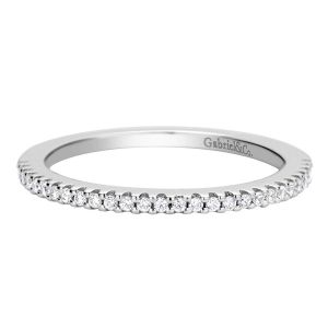 Gabriel 14 Karat Contemporary Wedding Band WB9266W44JJ