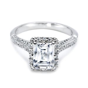 Tacori 18 Karat Solitaire Engagement Ring 2502EMP8X6