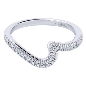 Gabriel 14 Karat Contemporary Wedding Band WB10142W44JJ