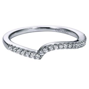 Gabriel 14 Karat Contemporary Wedding Band WB6356W44JJ