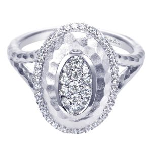 Gabriel Fashion 14 Karat Nature Ladies' Ring LR6419W45JJ