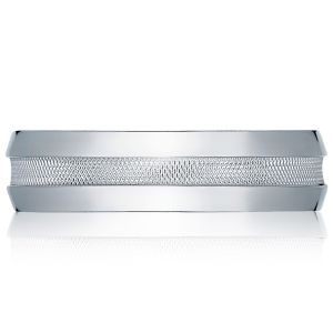 79-6 Platinum Tacori Sculpted Crescent Wedding Ring