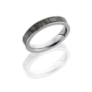 Lashbrook C4F13-CF POLISH Carbon Fiber Wedding Ring or Band