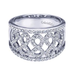 Gabriel Fashion 14 Karat Lusso Diamond Ladies' Ring LR6174W45JJ
