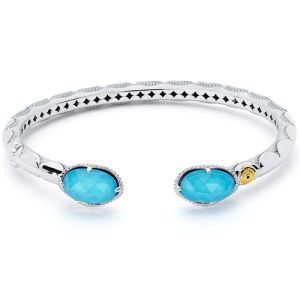 SB13305 Tacori Island Rains Color Pop Oval Cuff Bracelet
