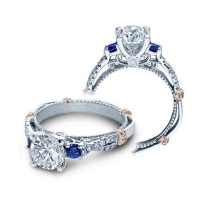 Verragio Parisian-CL-DL129R Platinum Engagement Ring