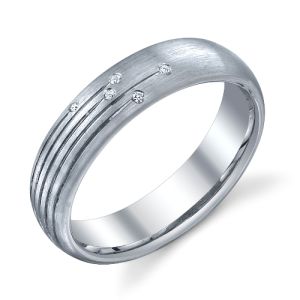 244582 Christian Bauer 14 Karat Diamond  Wedding Ring / Band